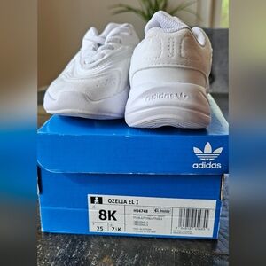 Adidas, Ozelia EL I, White, Toddler Boys' Size 8K